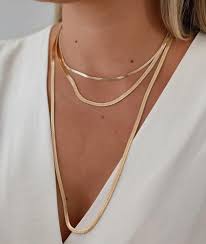 Colar Triplo Dourado